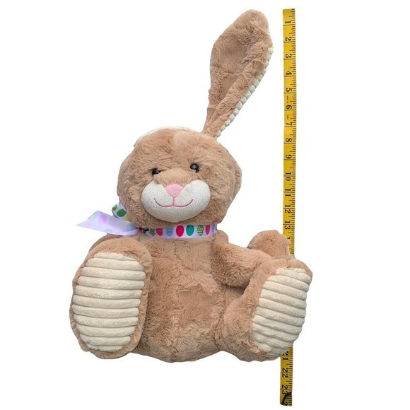 - NWOT Animal Adventure Easter Eggs Bunny Rabbit Stuffed Plush Toy Brown - Picture 6 of 8
